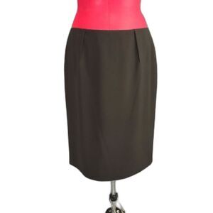 NWT ANTONIO MELANI Skirt Women's Size 10 Black Knee-Length Pencil